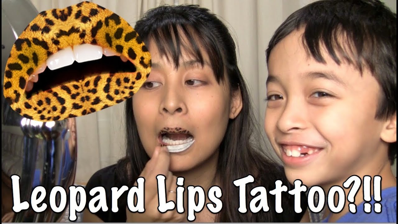 Leopard Lips Tattoo - Leopard Lips Tattoo