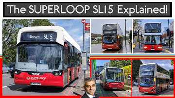 The NEW SL15 SUPERLOOP Express Bus Route! Clapham - Eltham with Single Deckers? TfL London Buses
