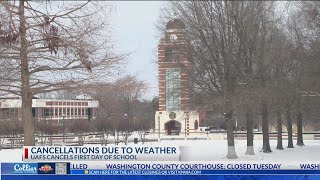UAFS cancels classes due to weather