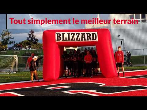 Nouveau terrain de Football en gazon synthétique du Blizzard du Séminaire Saint-François