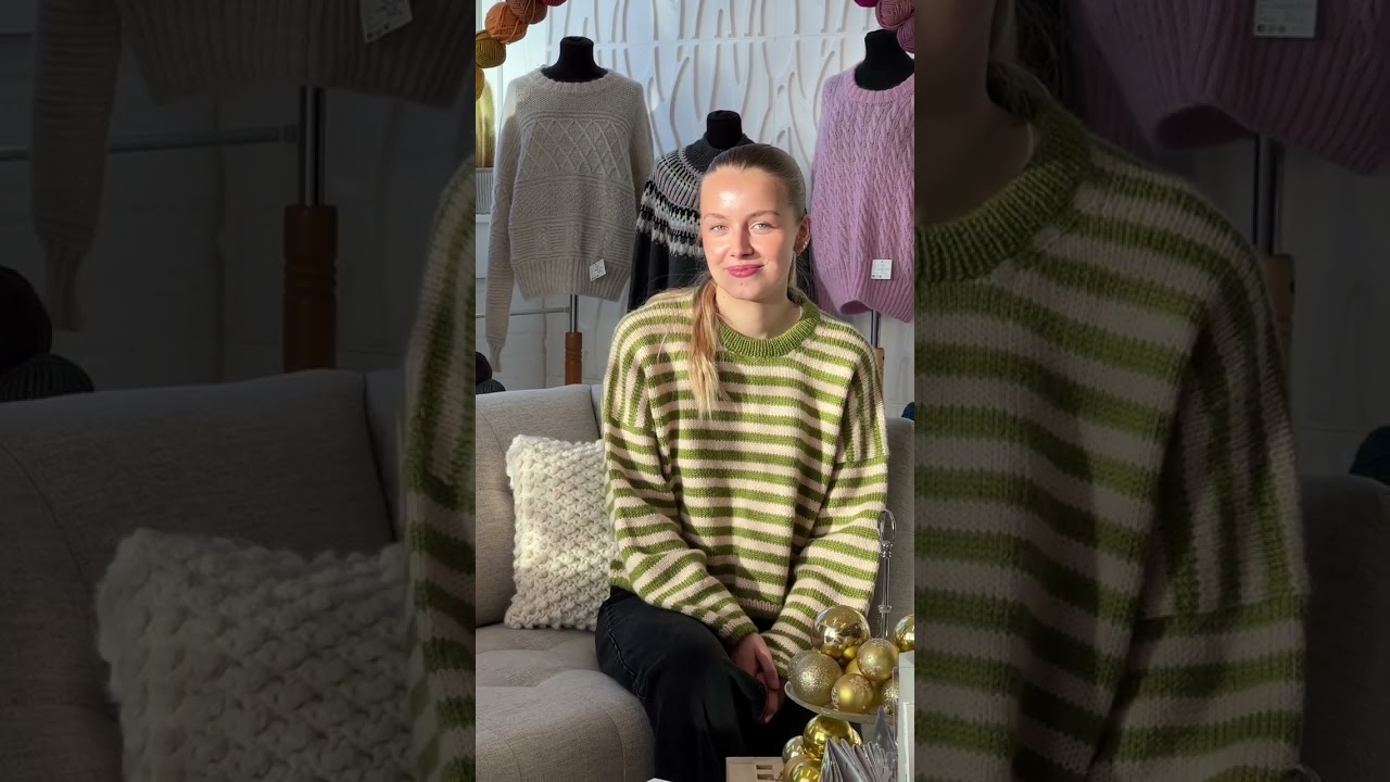 Olga Sweater fra PetiteKnit i Peer Gynt garn