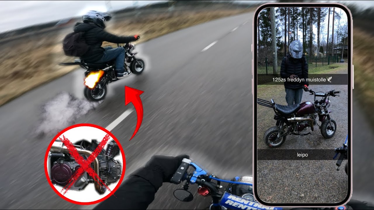 125zs fiddy leipoo & paukutusta/ajoa | MotoVlog Ⅱ
