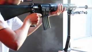 Airsoft WE Tech M16A3 Full Auto Mag Dump - Gas Blowback Open Bolt DMR Sniper Build