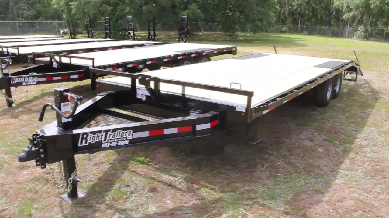 8.5x24 Lamar Trailers Equipment Trailer YouTube