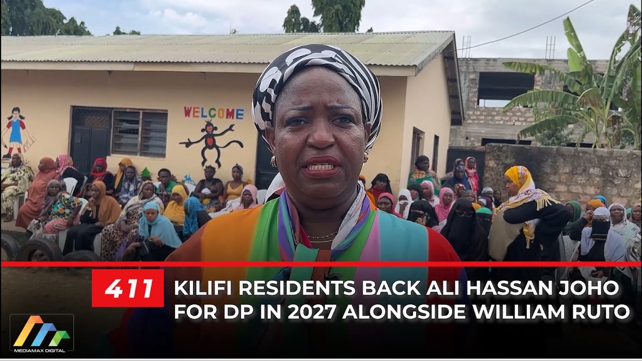 Kilifi Residents Back Ali Hassan Joho for Deputy President in 2027 Election Alongside William Ruto