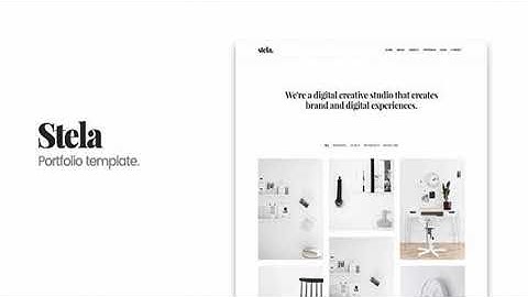 Stela - Minimal Portfolio HTML Template | Themeforest Website Templates and Themes