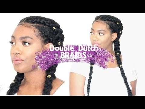 Double Dutch Braids Natural Hair