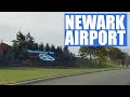 Newark Airport Drive From US1 9 To Terminal C Parking Lot And Out 
