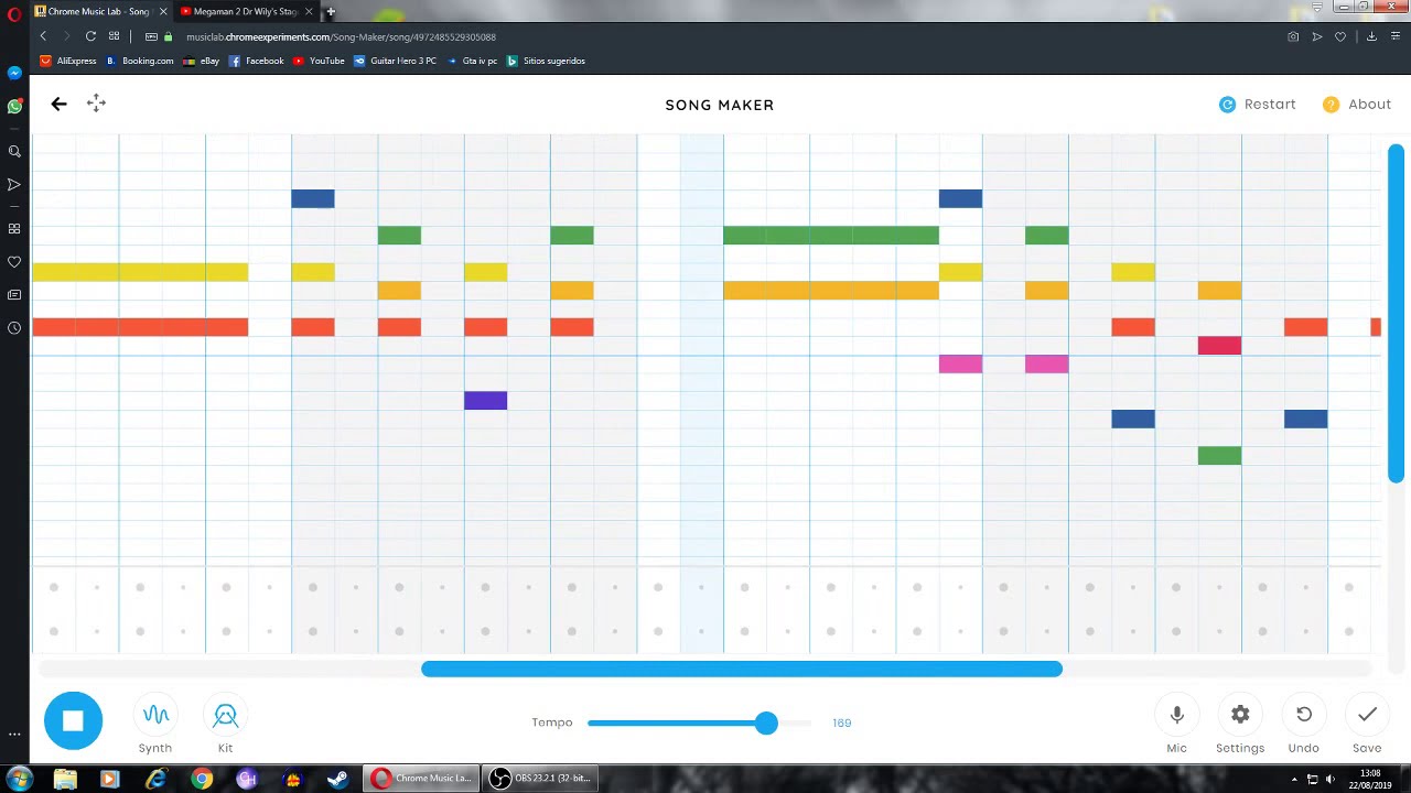 Megaman 2 Dr. Wily´s Stage 1 - Chrome Music Lab