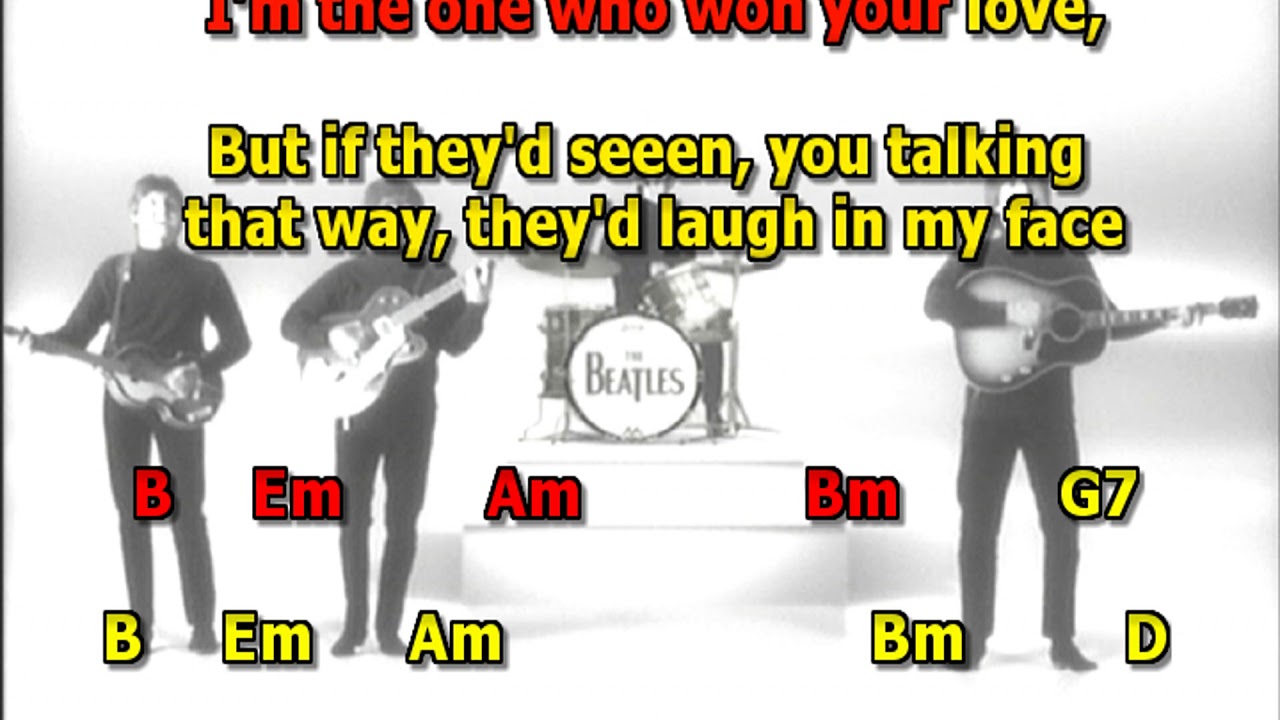 You Can’t Do That Beatles best karaoke instrumental + back vocals ...