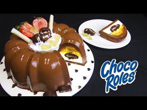 Gelatina de ChocoRoles FACIL DE PREPARAR