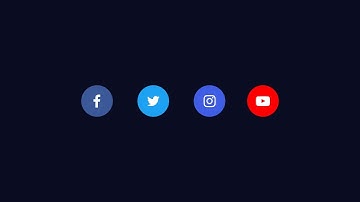 Social media share icons animation Pure CSS Animated