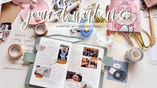 JOURNAL WITH ME | STARTING MY FEBRUARY PAGES | Charmaine Dulak