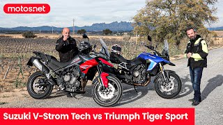 🔥 Suzuki V-Strom 800 Tech vs Triumph Tiger 850 Sport | Comparativo | motos.net