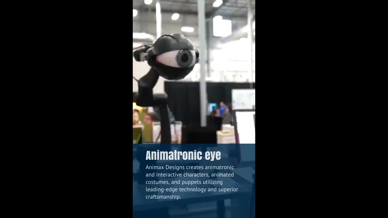 Animatronic Eye Created At Animax Designs Inc Youtube