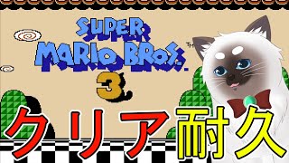 【スーパーマリオブラザーズ3】クリア耐久【Vtuber】