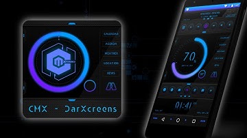 CMX - DarXcreens for KLWP | Theme (Android Personalization)