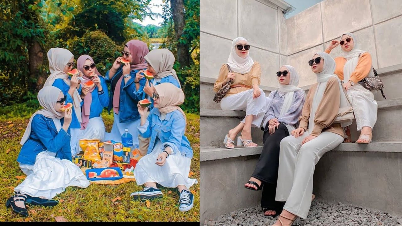 Foto Piknik Bareng Sahabat Bikin Manis Kekinian Ala Selebgram #