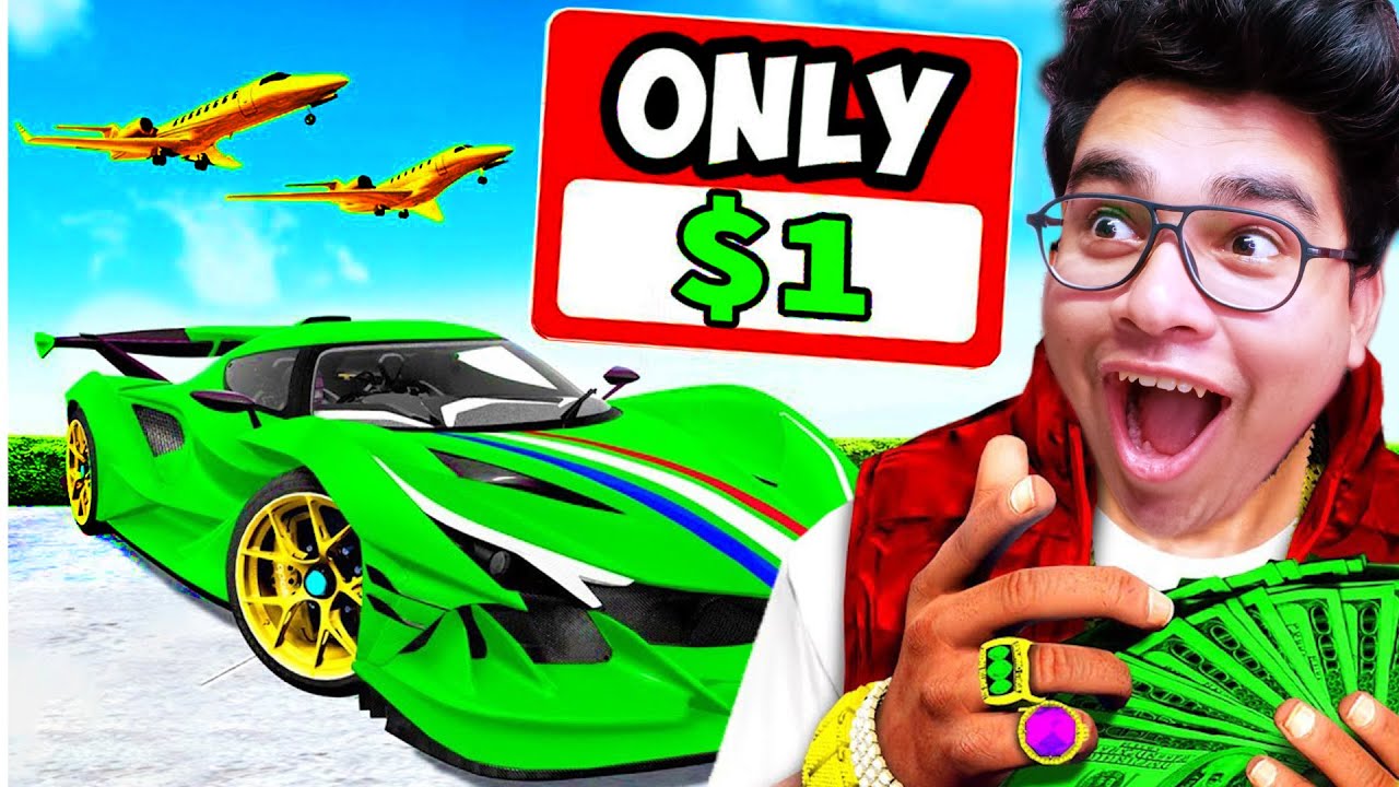 GTA V : Franklin Buying Everything In $1 || Professor Of Pc Gaming