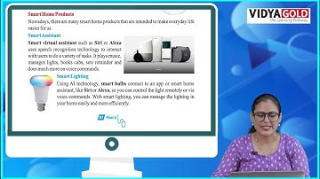 Ch 8 | Vidya Gold | Computer | Class 4 | AI in smart Homes | For children