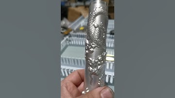 Rewind the video and witness the moment from design to processing CNC machine carving the dragon.