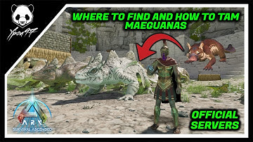 Where To Find And How To Tame Maeguanas | ARK: Survival Ascended
