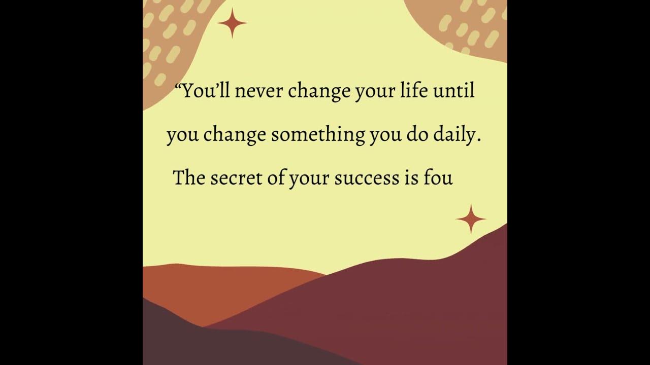 Daily Quote You ll Never Change Your Life Until You Change daily-quote-you-ll-never-change-your-life-until-you-change
