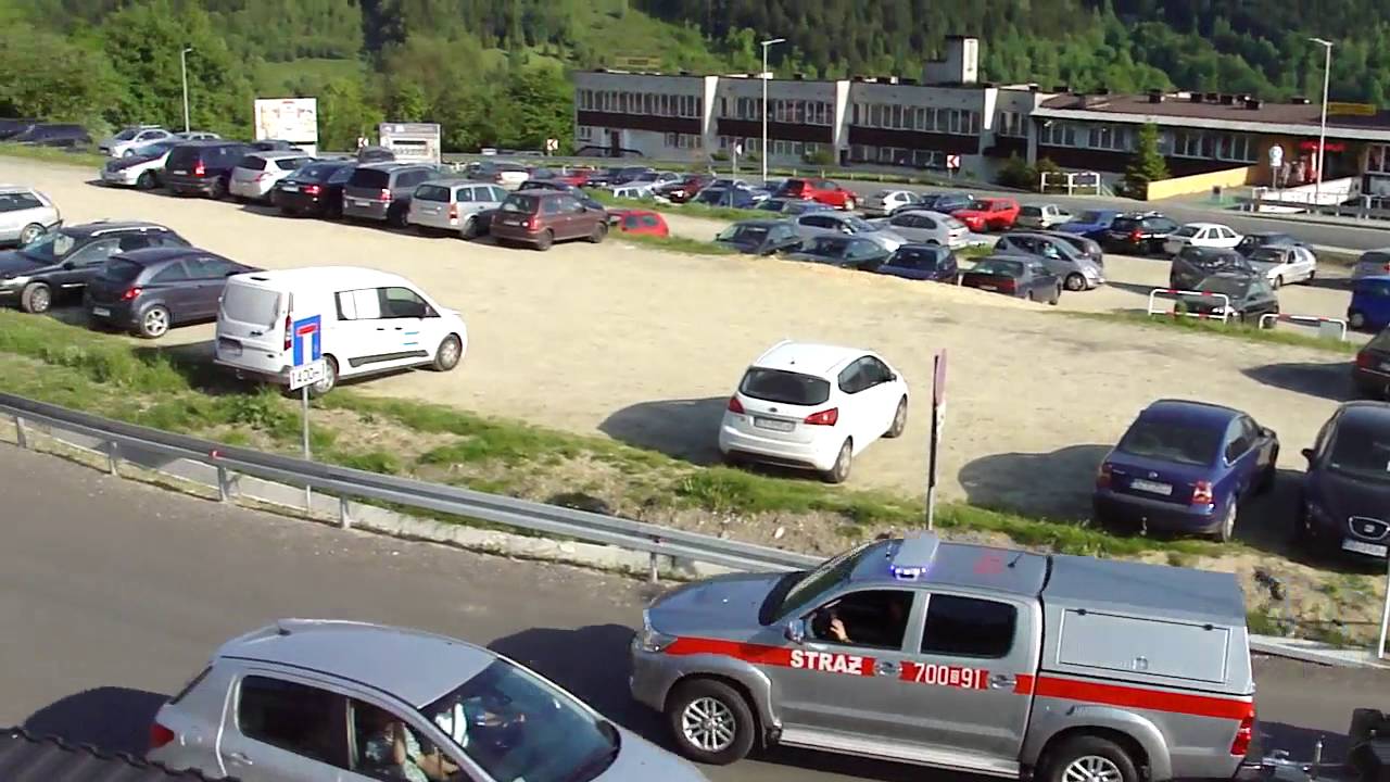 Dojazd alarmowy służb | Paralotniarz | Góra Żar | 23.05.2016 - YouTube