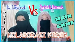 KOLABORASI KEREN !!! GAME SHOLAWAT - TEBAK LIRIK SHOLAWAT - Dea L Farchanah Vs Syahidah Fatimaah screenshot 3