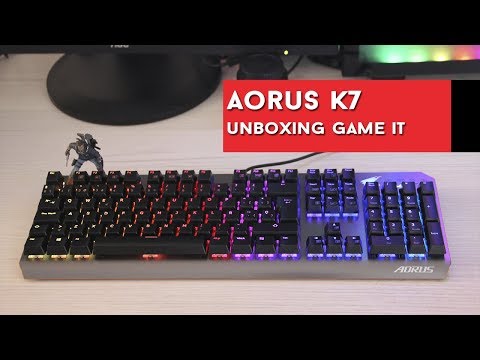 Aorus K7, review y unboxing del teclado mecánico de Aorus