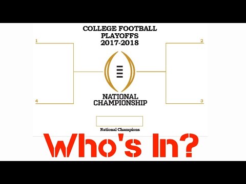 What to know about 2017's first College Football Playoff rankings release