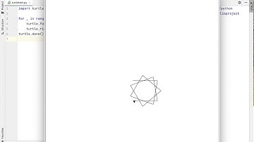 Pythonのturtleを使ってかんたんな幾何学図形を書きました。