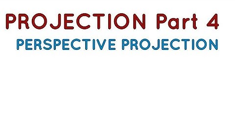 Computer Graphics | Perspective Projection