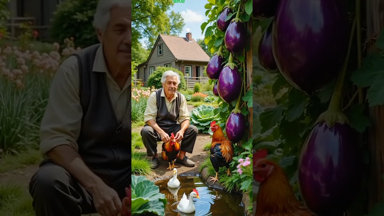 "Grandma’s Quiet Garden Life" # 