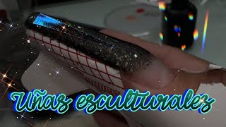 CAMBIO DE UÑAS ACRÍLICAS | USANDO PAPEL ESCULTURAL | EFECTO CROMO | UÑAS CON DIFERENTES ASPECTOS