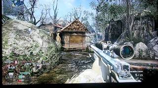 Sick tomahawk kill while being flashed