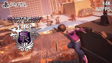 SAINTS ROW THE THIRD Remastered - Airlifting the Vault | Cinematic gameplay in PS5 4k 60FPS #ps5 #4k