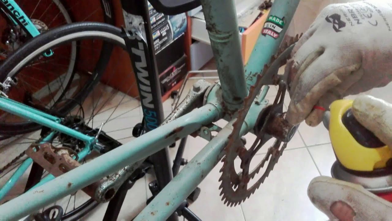 Restauro Bianchi Sprint 1973 74 part1 - YouTube
