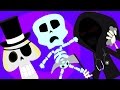 Cinco poco esqueleto | de miedo Rima para niños | video educativo | Five little skeleton | Kids song