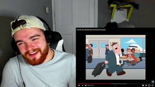 British guy reacts to - Family Guy Roasting Everything American - Super Funny