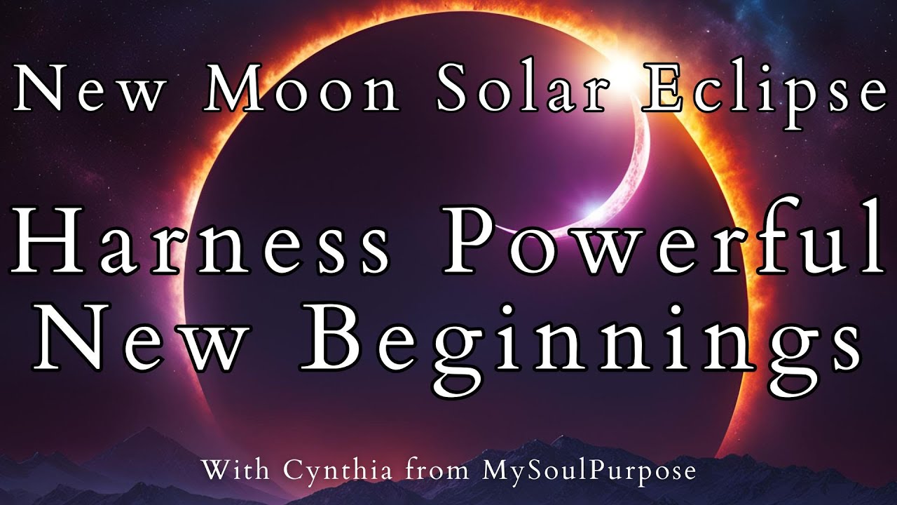 🌑 New Moon Solar Eclipse Meditation: A Cosmic Reset for New Beginnings ...