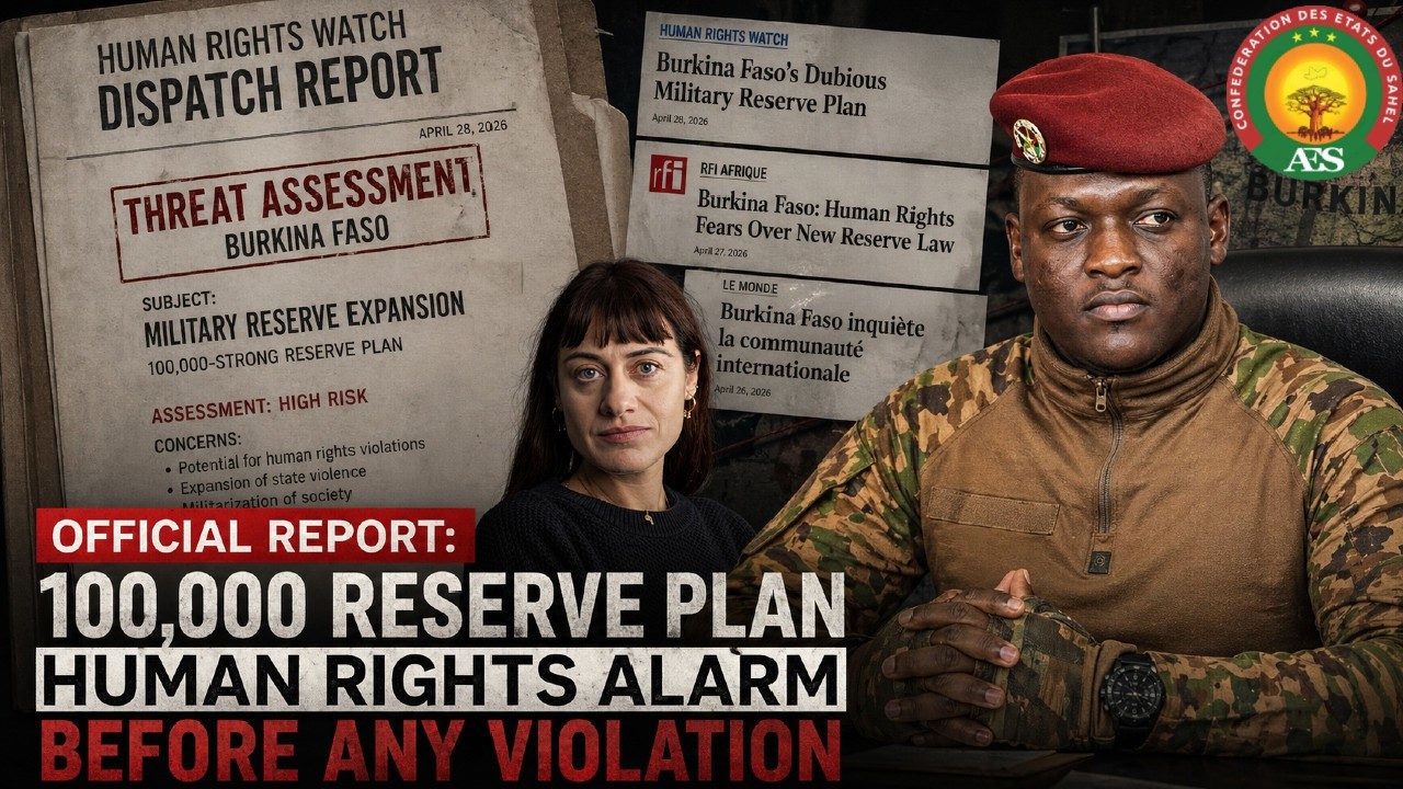 ⁣AES: 100,000 Troops? Traoré Receives  Backlash From Human Rights Watch For New Military Plans