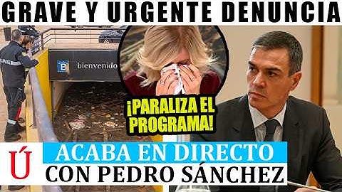 Susanna Griso NO PUEDE MÁS! PARALIZA el PROGRAMA Y AVERGÜENZAN a PEDRO SÁNCHEZ por DANA COMO NUNCA