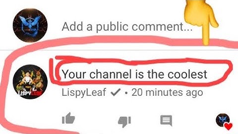 Lispyleaf comments on my video 😮