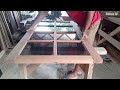Cara membuat Jendela dari Kayu bekas