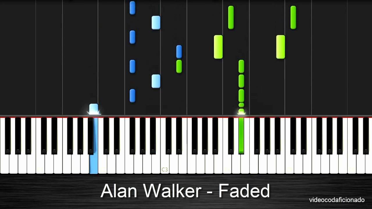 Alan Walker - Faded | Piano Synthesia Tutorial [1080p] - YouTube