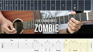 Zombie  The Cranberries | EASY Guitar Tutorial  Guitar Lessons TAB