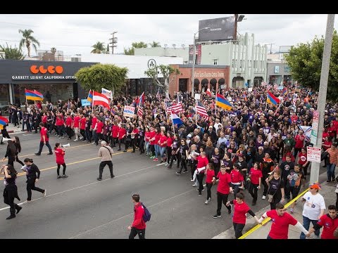 სომეხი ერის გენოციდის 100 წლისთავი. აშშ  США  День Геноцида Армян 24.04.2015  Армяне Вірмени
