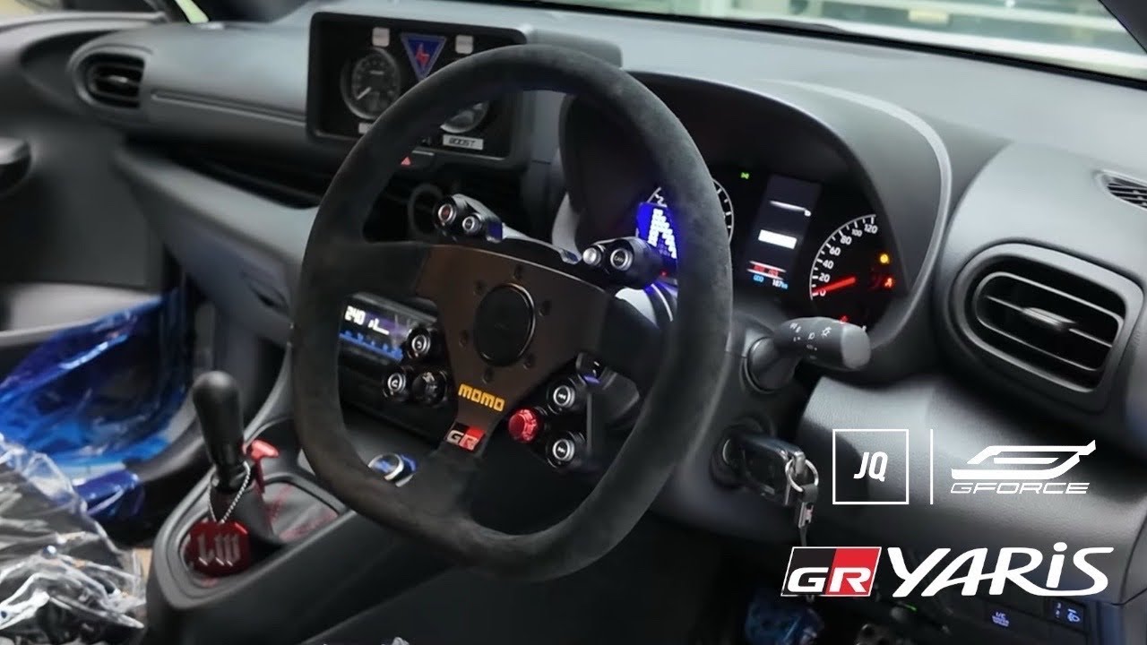 ควบคุม GR-FOUR ด้วยปลายนิ้ว! พวงมาลัย JQ Werks Toyota GR Yaris Gen 1 G-FORCE