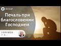 Печаль при благословении Господнем! Ефремов Г.С. Беседа МСЦ ЕХБ